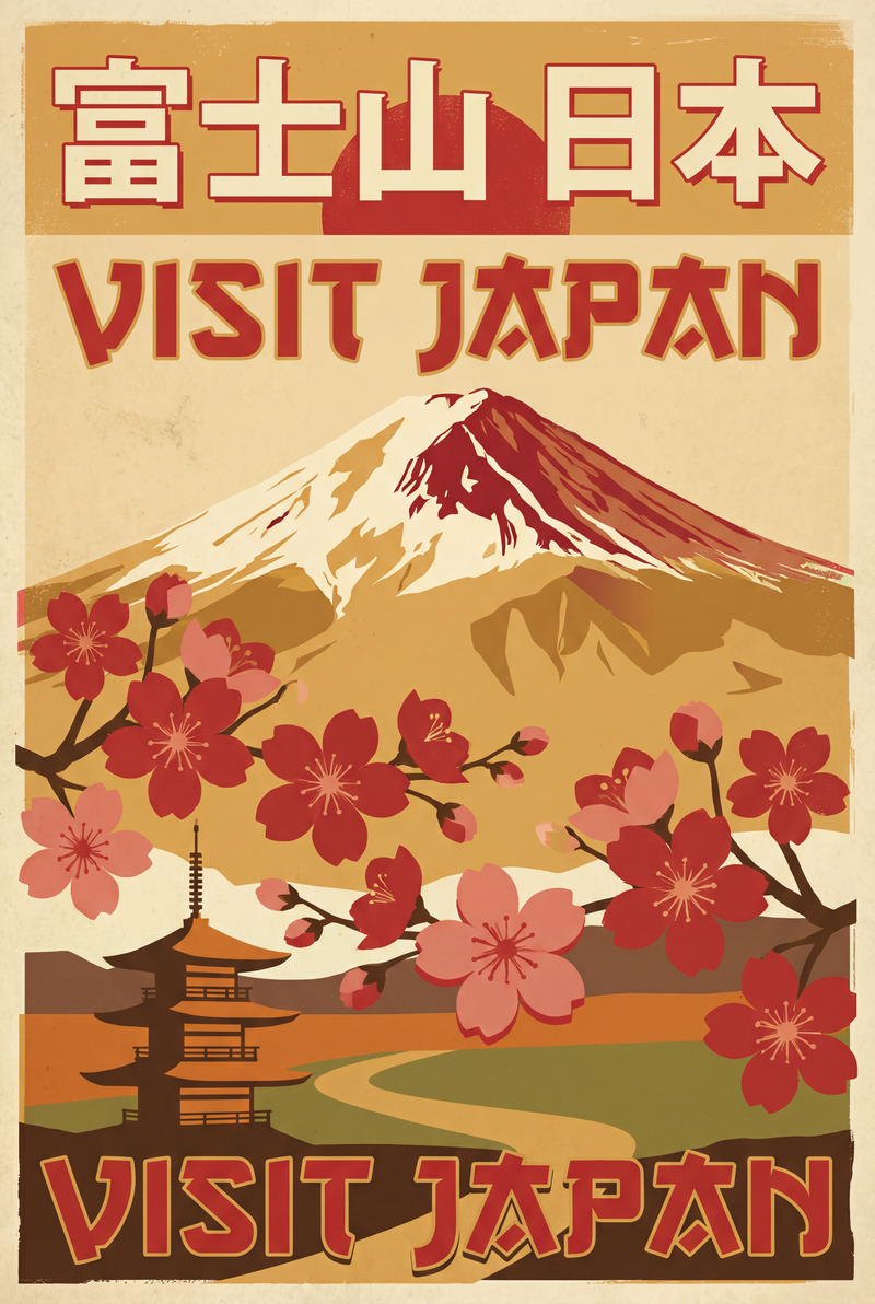 Hidden Retro — AI wall art print | Artisto Studios