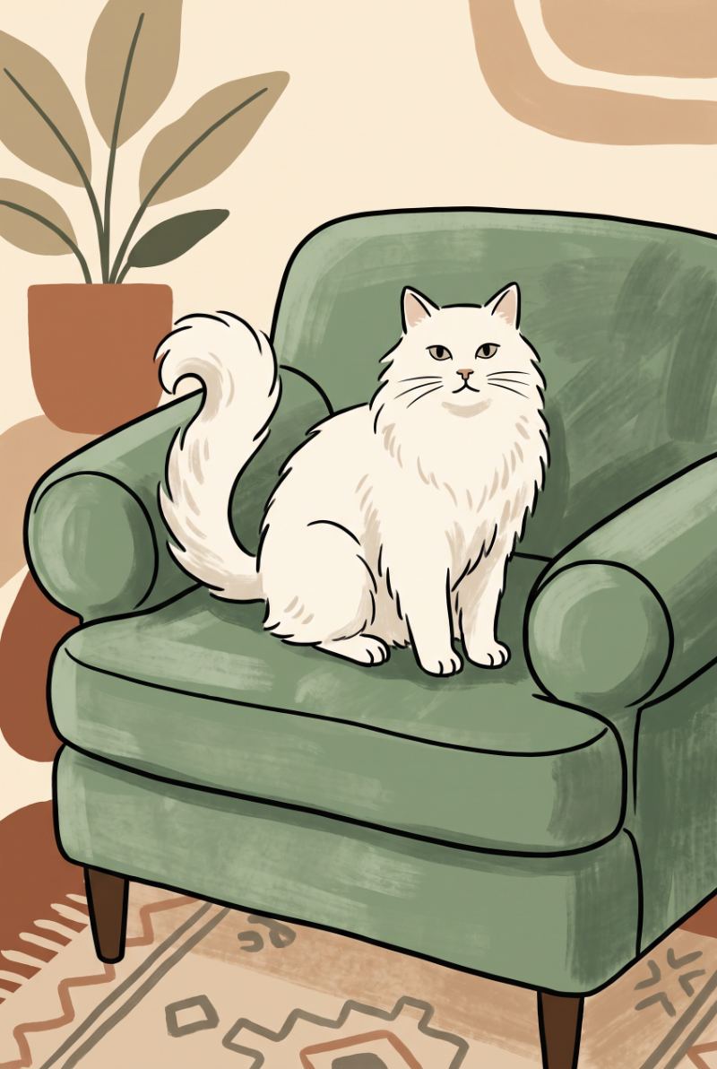 kat — AI wall art print | Artisto Studios