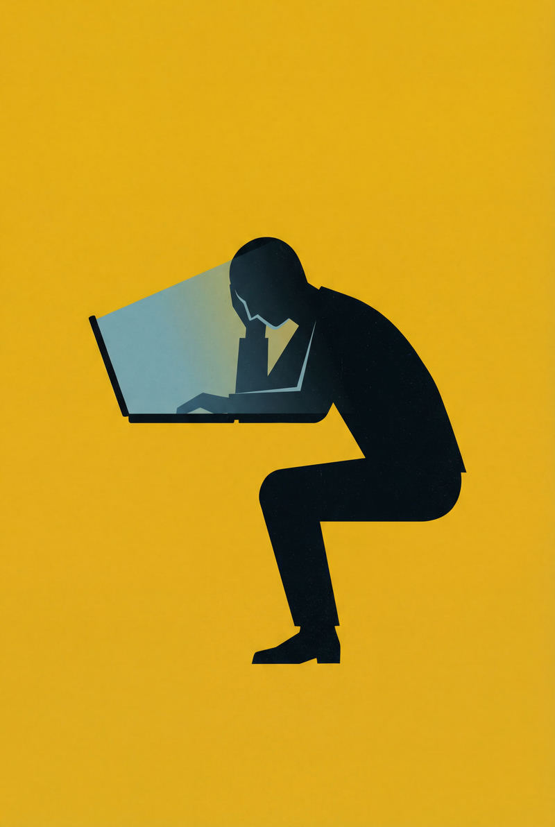 Midnight Bored — AI wall art print | Artisto Studios