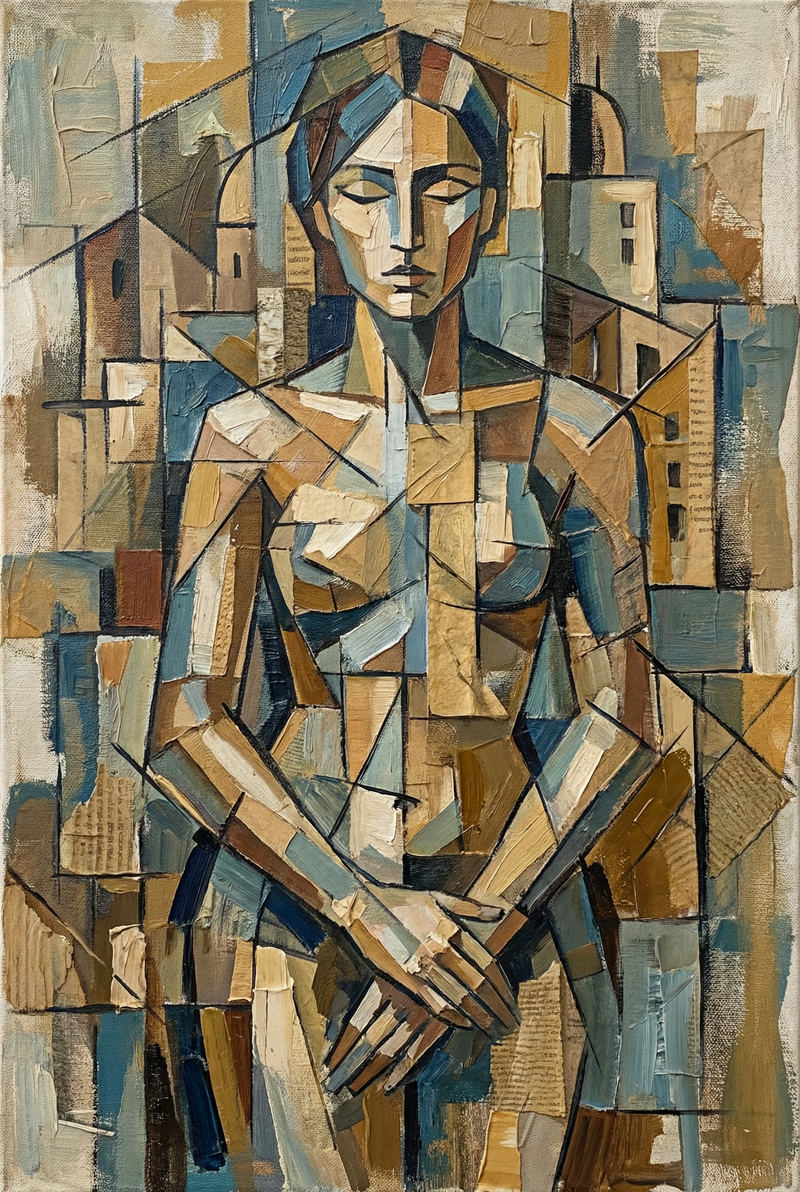 Velvet Figures — AI wall art print | Artisto Studios