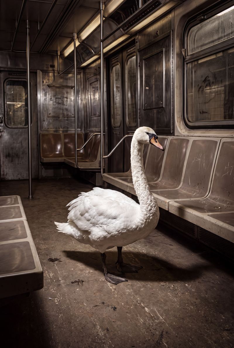 Swanish — AI wall art print | Artisto Studios