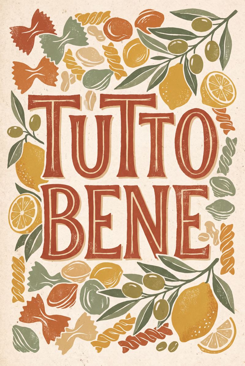 TuttoBene — AI wall art print | Artisto Studios
