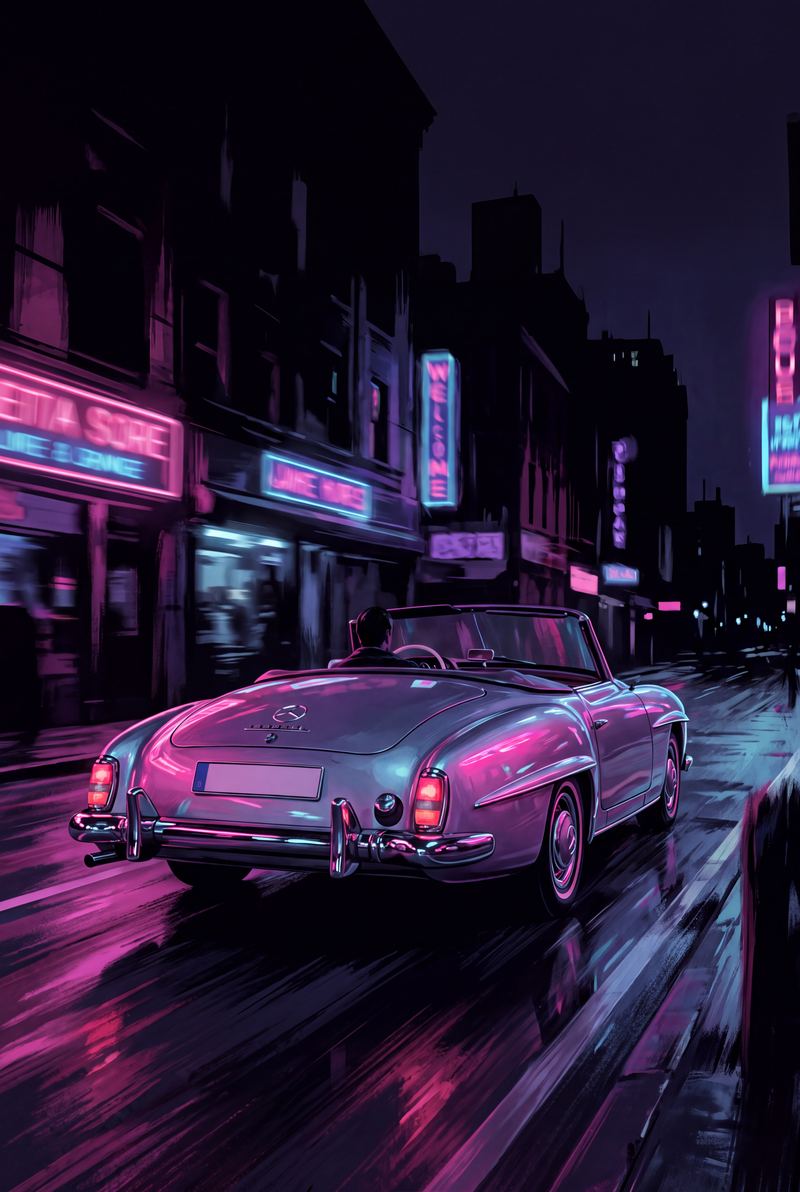 Wandering Cinematic — AI wall art print | Artisto Studios
