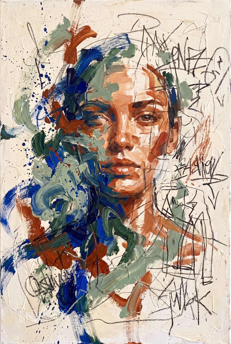 Realismabstractism — AI wall art print | Artisto Studios