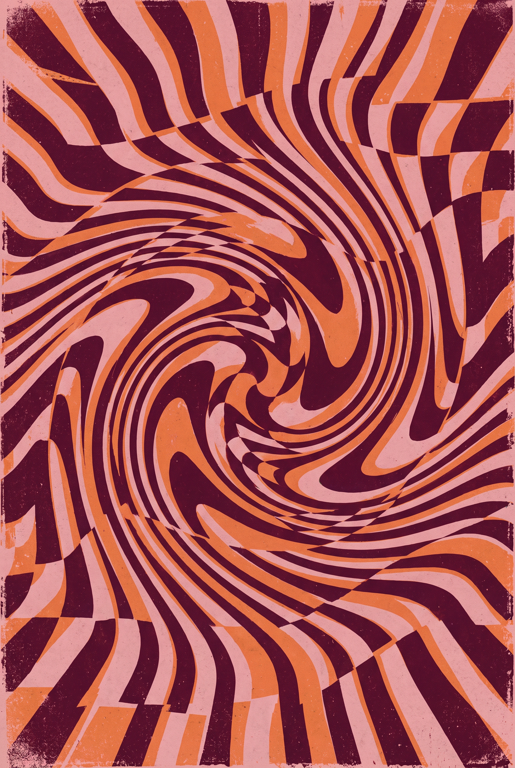 Spiral Checkerboard Vortex