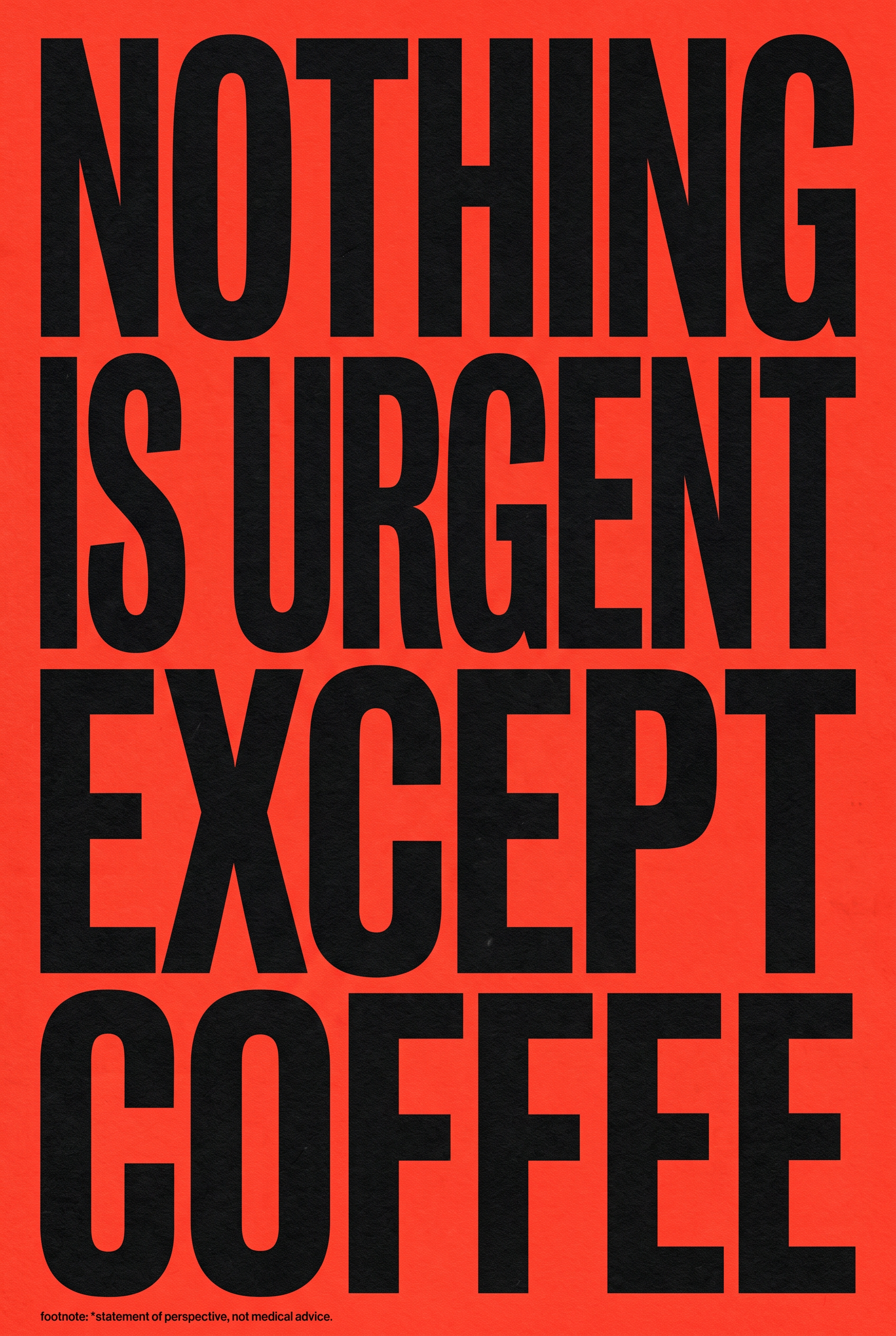 Black Type Red Urgency