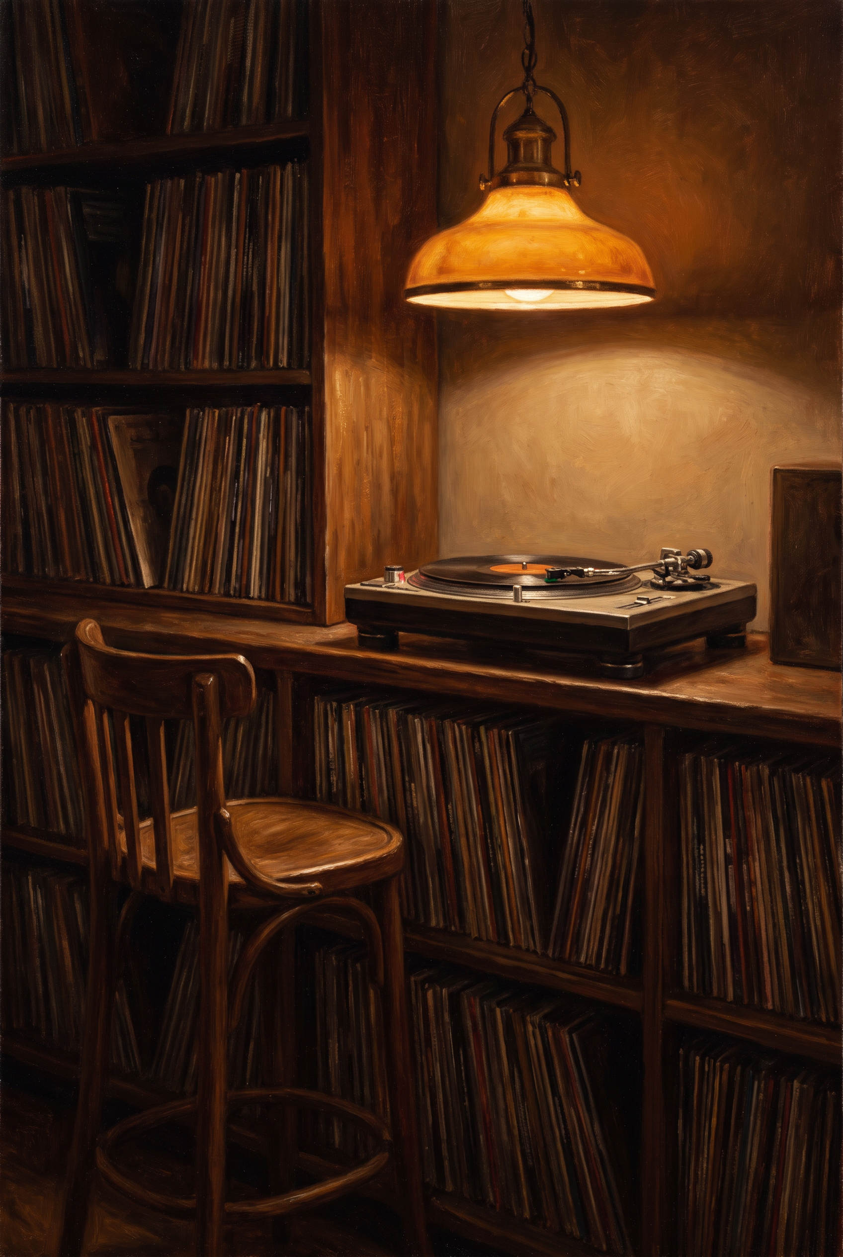 Turntable Under Brass