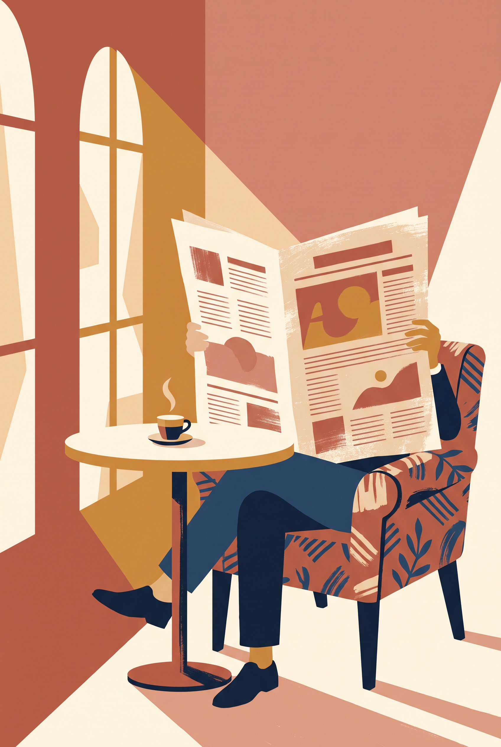 Newspaper And Espresso