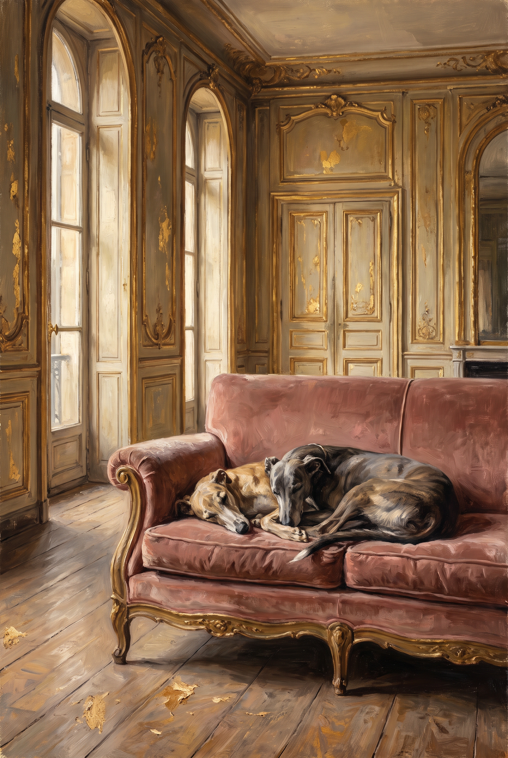 Greyhounds At Rest