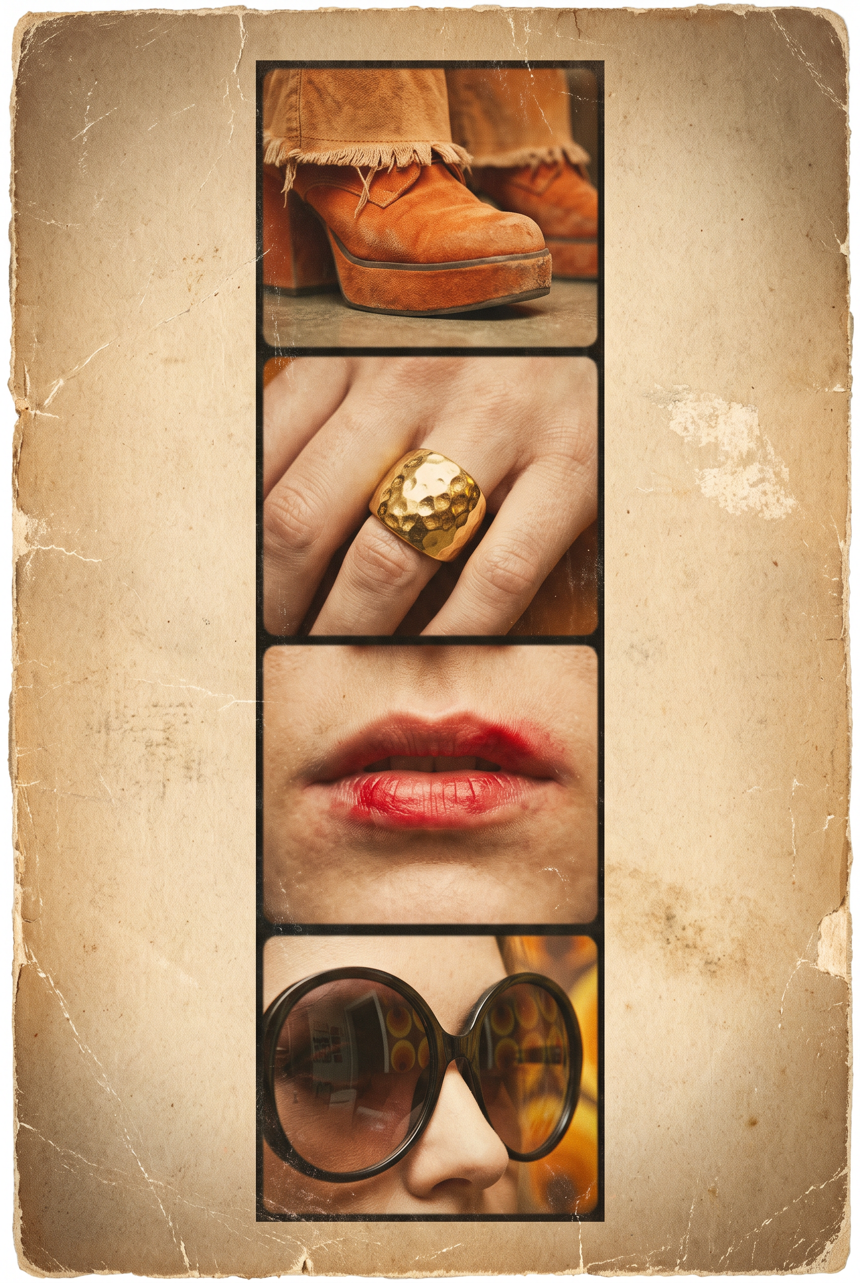 Suede Platform Portrait