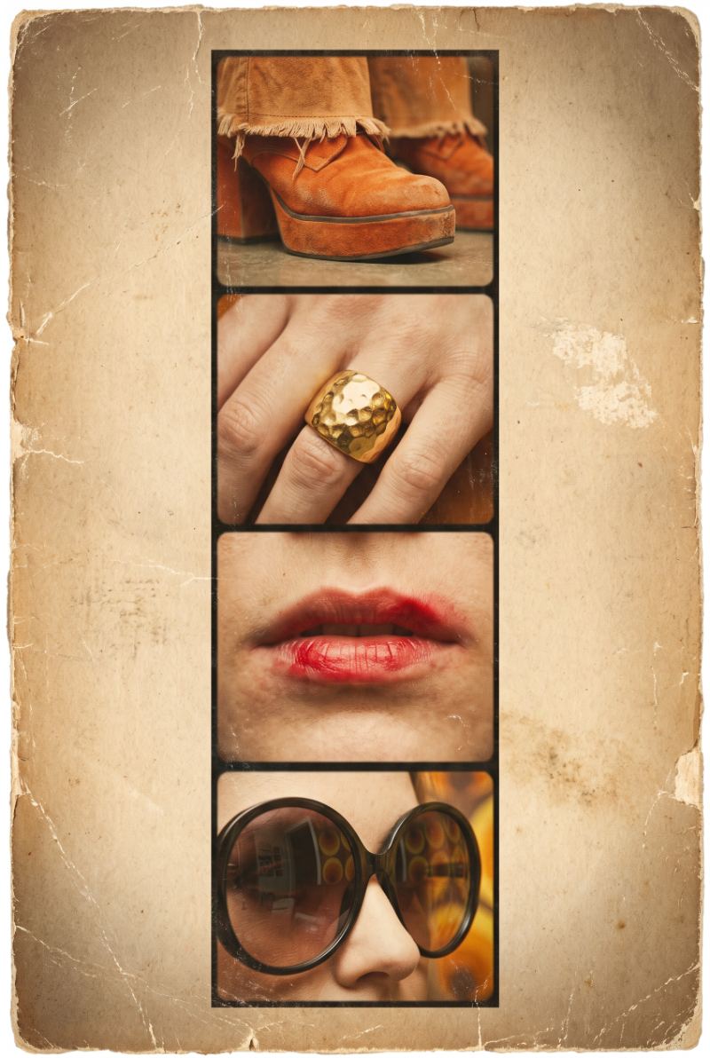 Suede Platform Portrait — AI wall art print | Artisto Studios