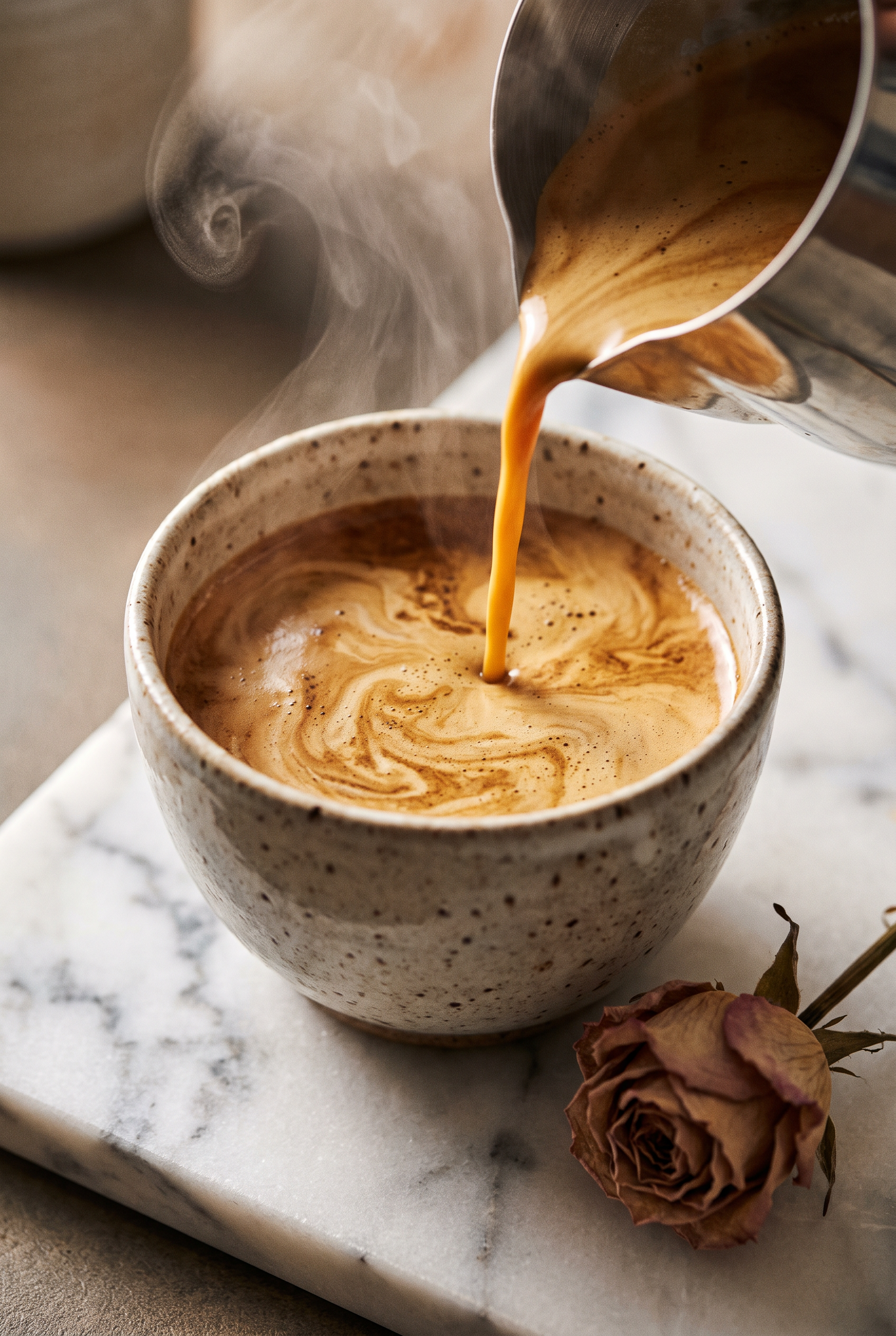 Crema Swirl Pour