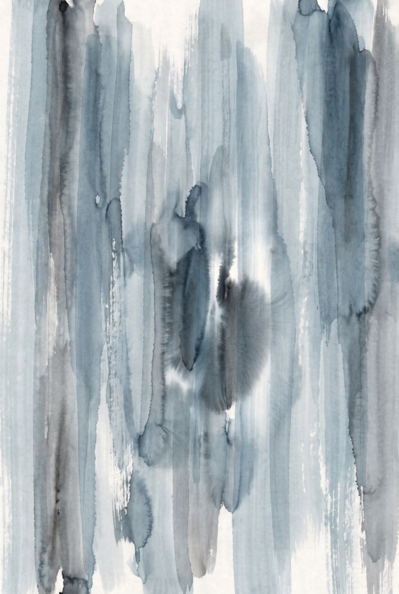 Vertical Wash Descent — AI wall art print | Artisto Studios