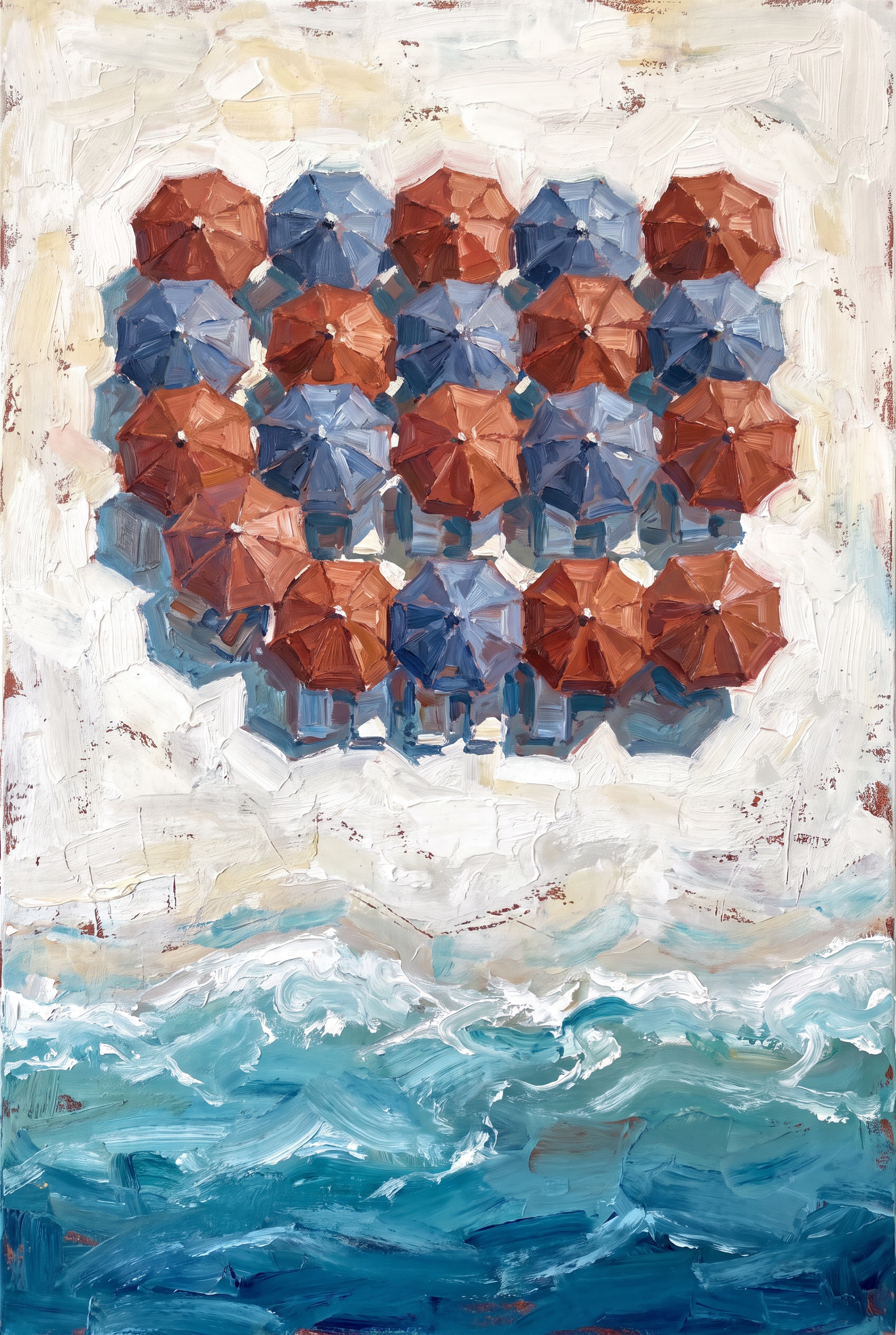 Umbrellas And Tide