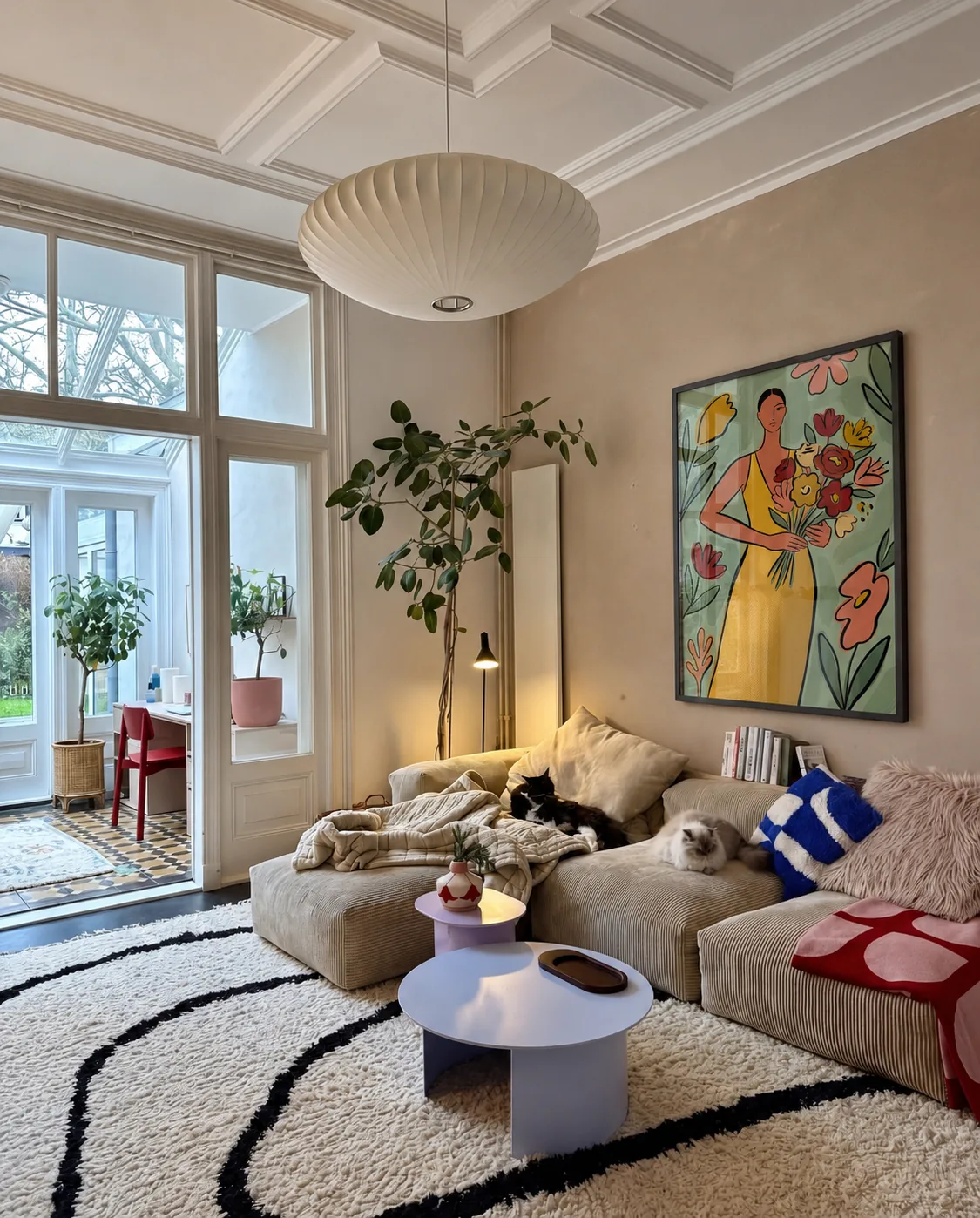 Styled room with Flowergirl