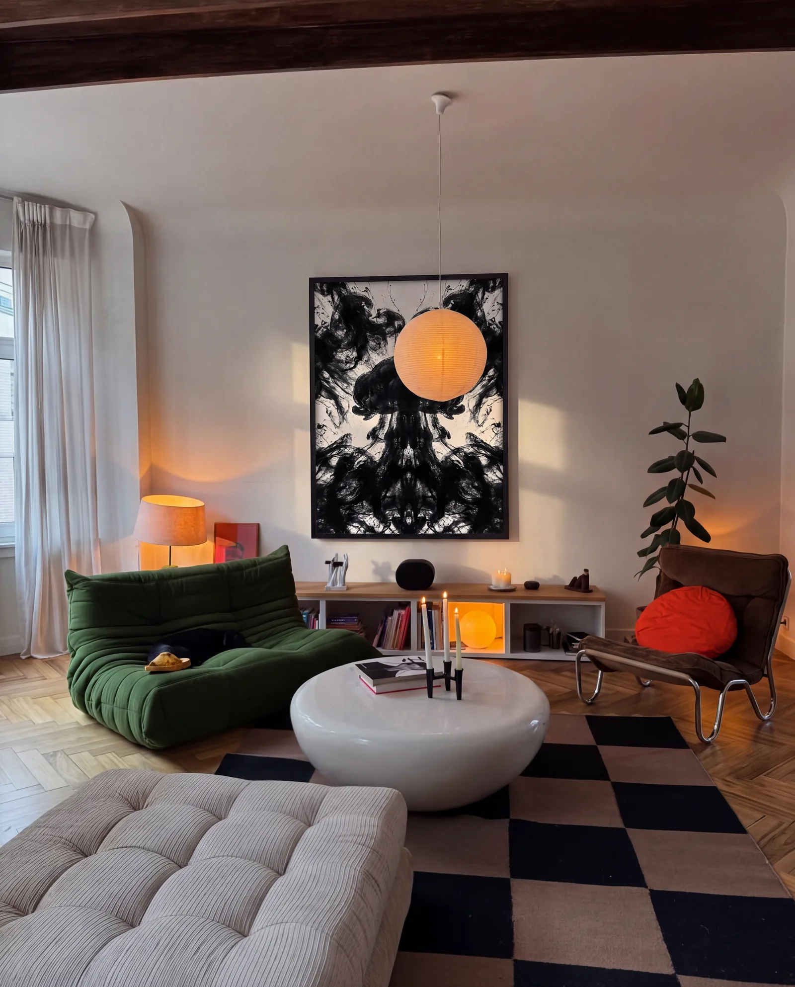 Styled room with Dust Signal